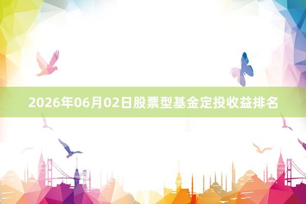 2026年06月02日股票型基金定投收益排名